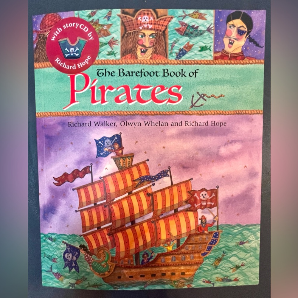The Barefoot Pirate Stories book of Pirates with CD Hardback